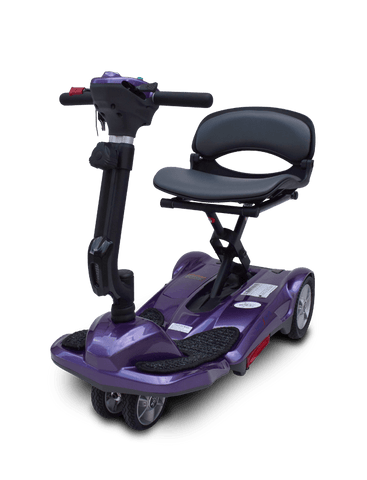 Image of TranSport S19M EZ Fold Manual Folding Mobility Scooter, 11.5 Ah Li battery pack