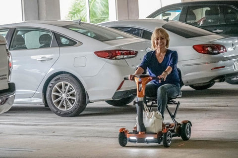 Image of TEQNO Automatic Folding Scooter with laser-guided technology