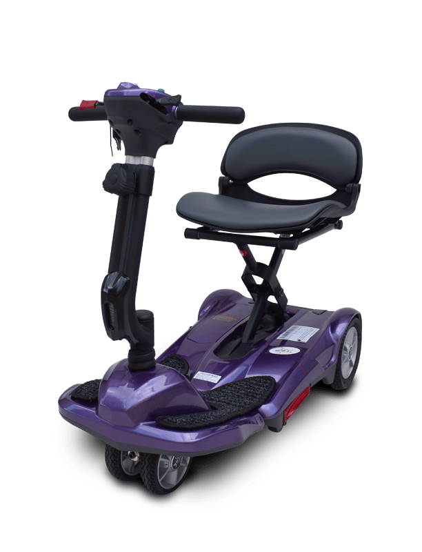 TranSport S19M EZ Fold Manual Folding Mobility Scooter, 11.5 Ah Li battery pack